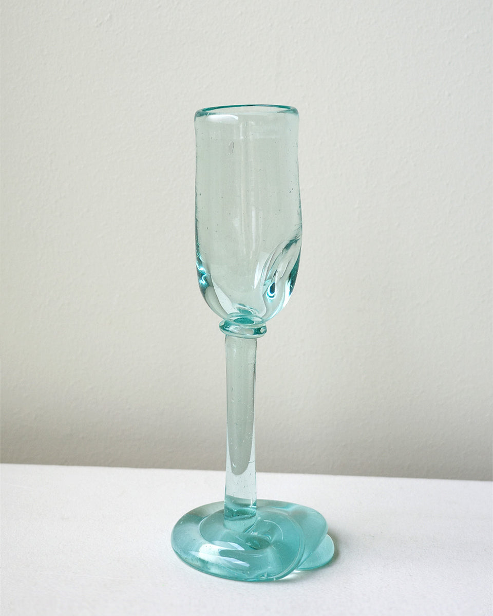 Thaw - Verre flûté recyclé transparent