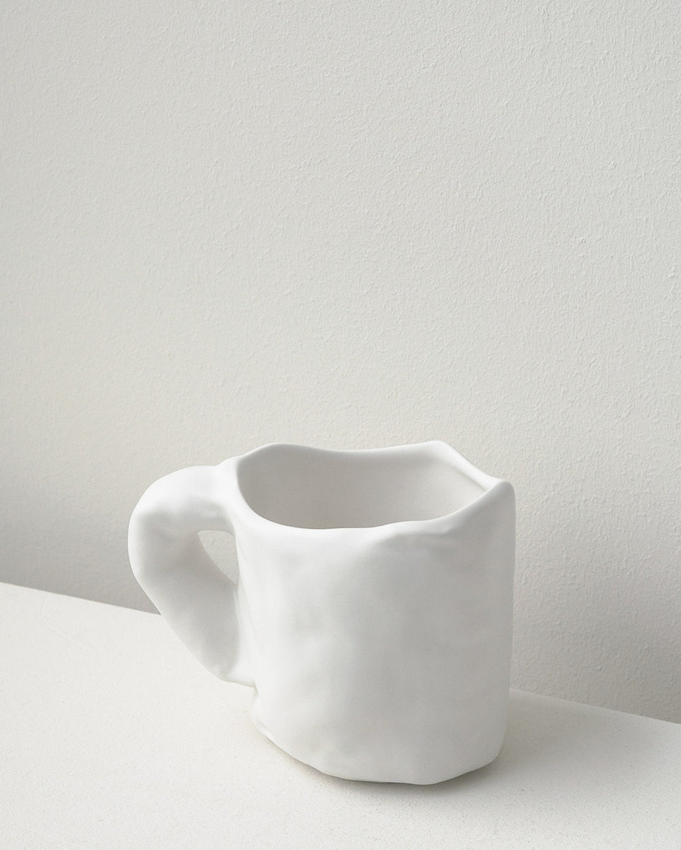 Attention ! Ce mug se dégonfle – Mug blanc mat