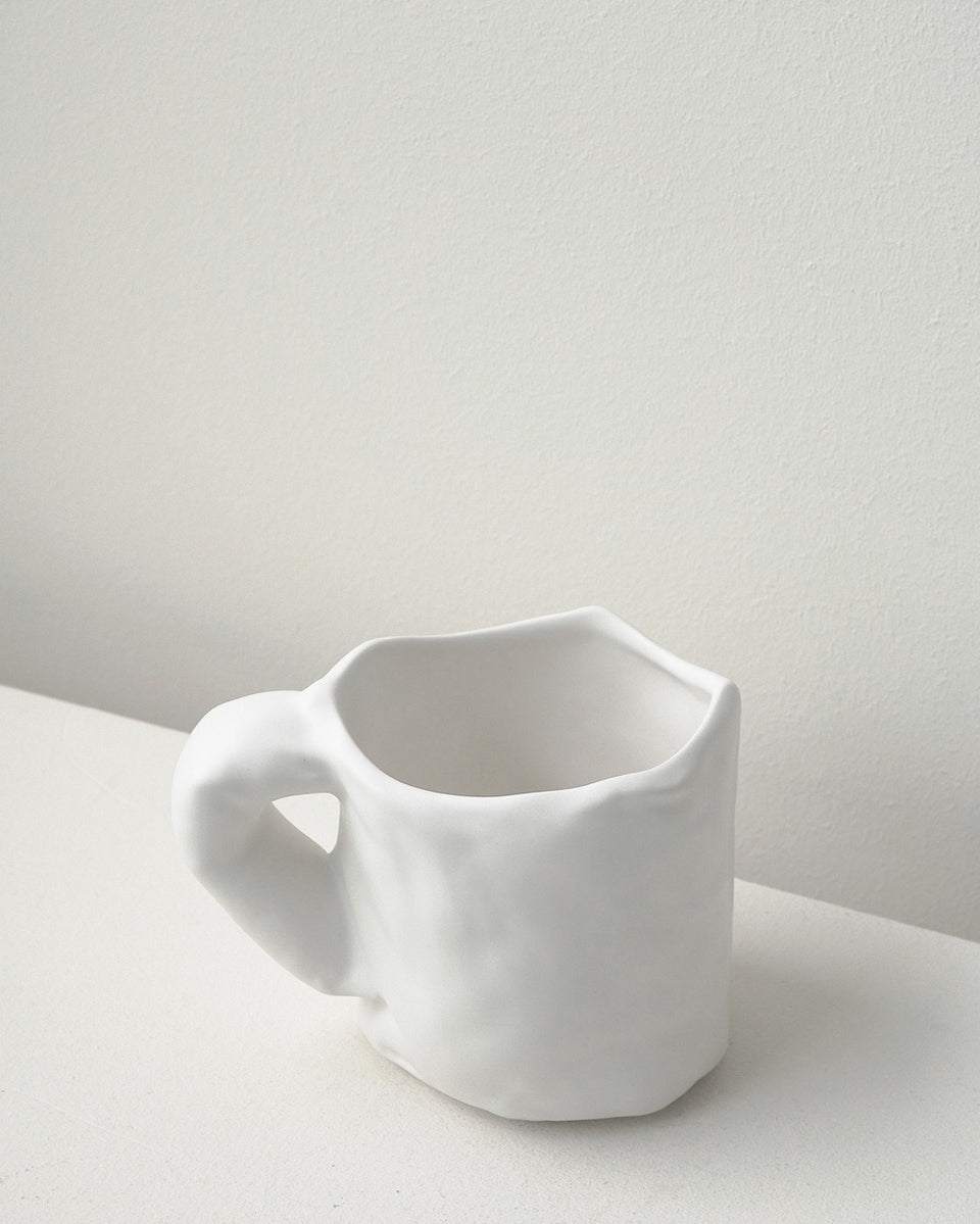 Attention ! Ce mug se dégonfle – Mug blanc mat