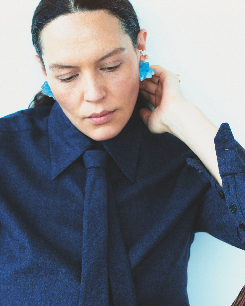 Posy - Pearl and Recycled Gold Vermeil Ear Cuff