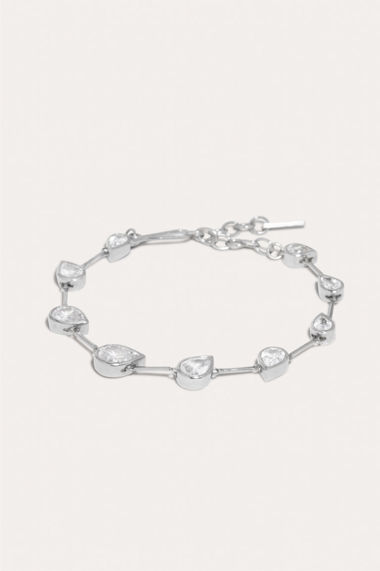 Myriad - Zirconia and Recycled Silver Bracelet