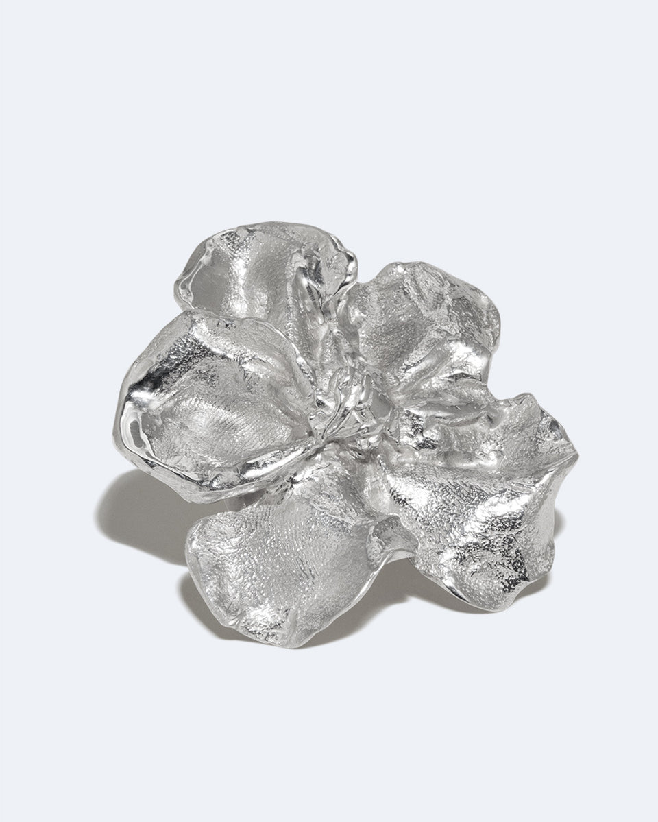 L'amour ne ment pas - Bague en argent recyclé