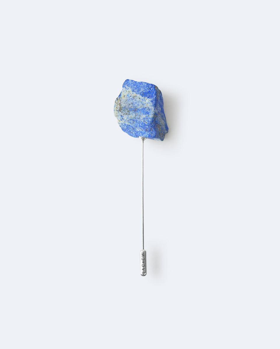 H98 - Lapis Lazuli Sterling Silver Pin