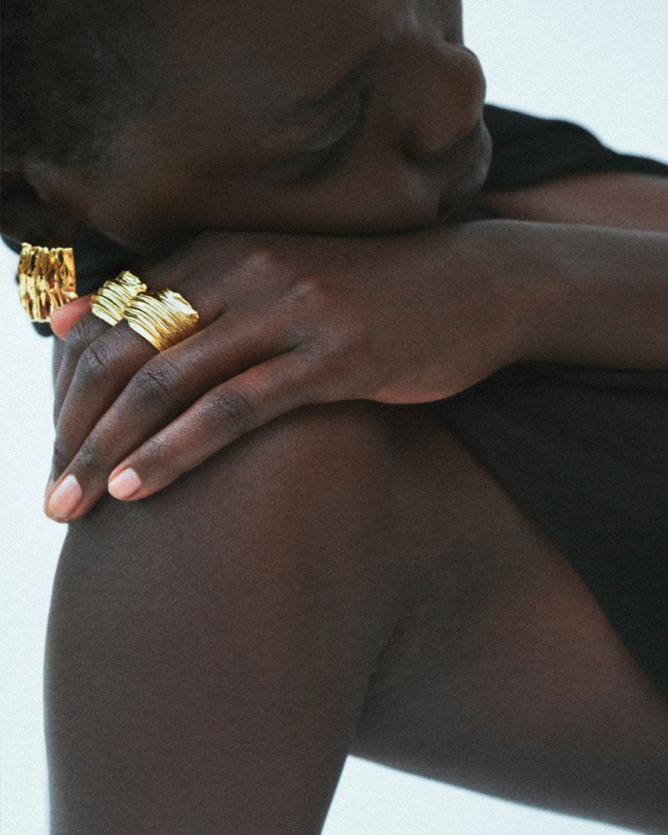 Destiny’s Tributaries - Gold Plated Ring