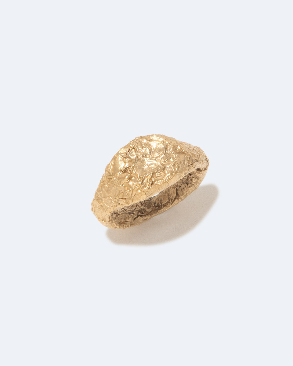 Foil - Recycled Gold Vermeil Ring