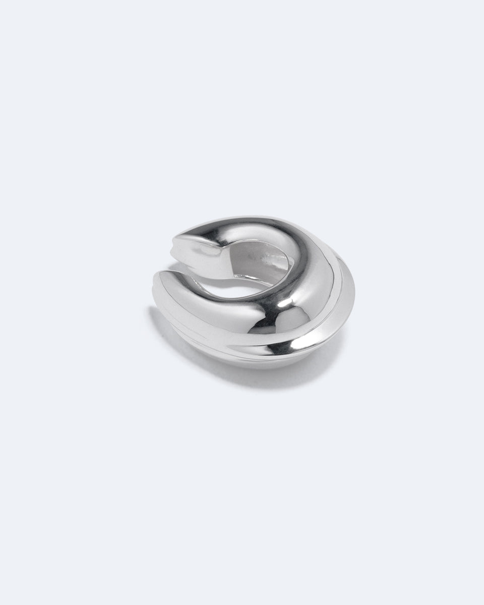 Est-ce captivant ? - Lot de 3 boucles d'oreilles manchette plaquées argent