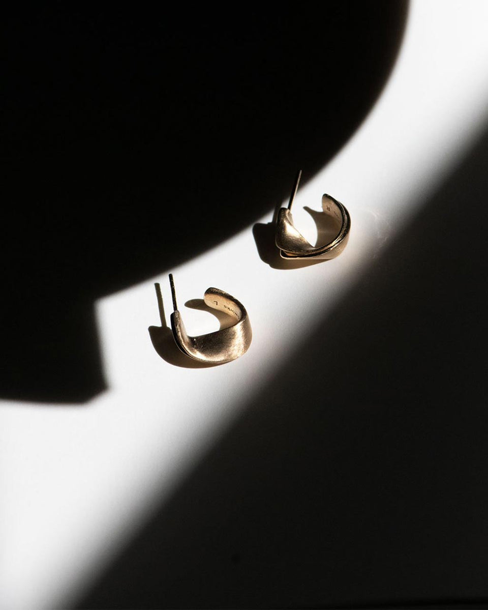Plume - Recycled Gold Vermeil Earrings