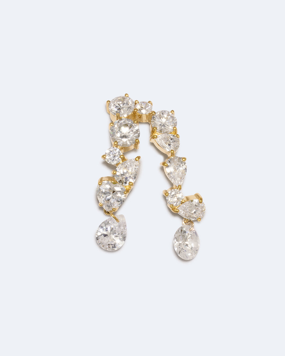 Pelican - Zirconia and Recycled Gold Vermeil Ear Cuff