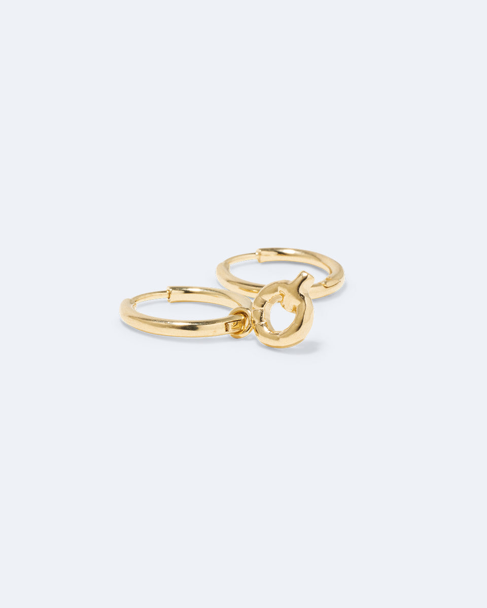 Boucles d'oreilles en vermeil d'or recyclé Classicworks™ Q