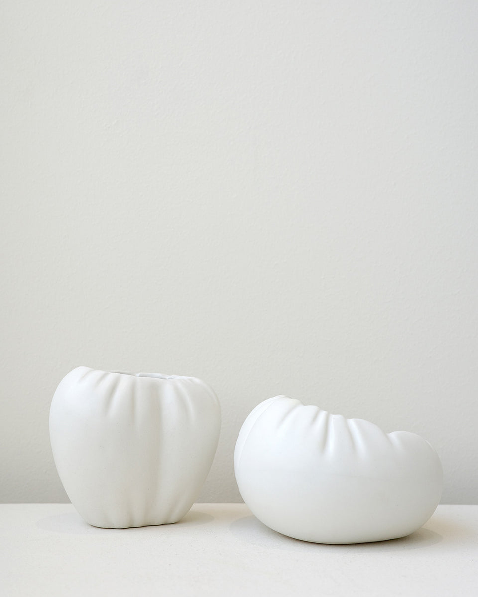 Croissant - Small Bowl in Matte White