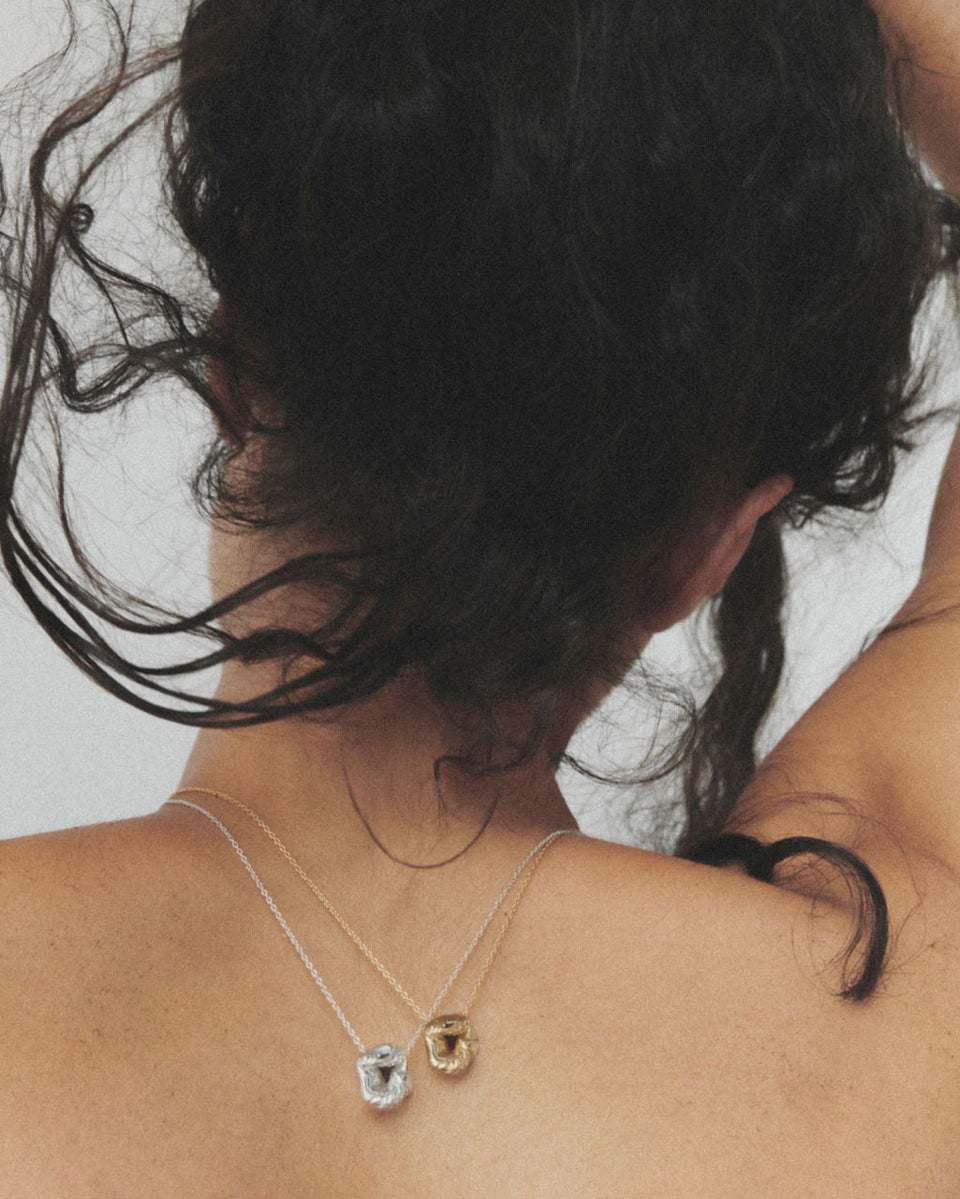 Things Find Their Place When They Fall Apart - Recycled Silver Pendant