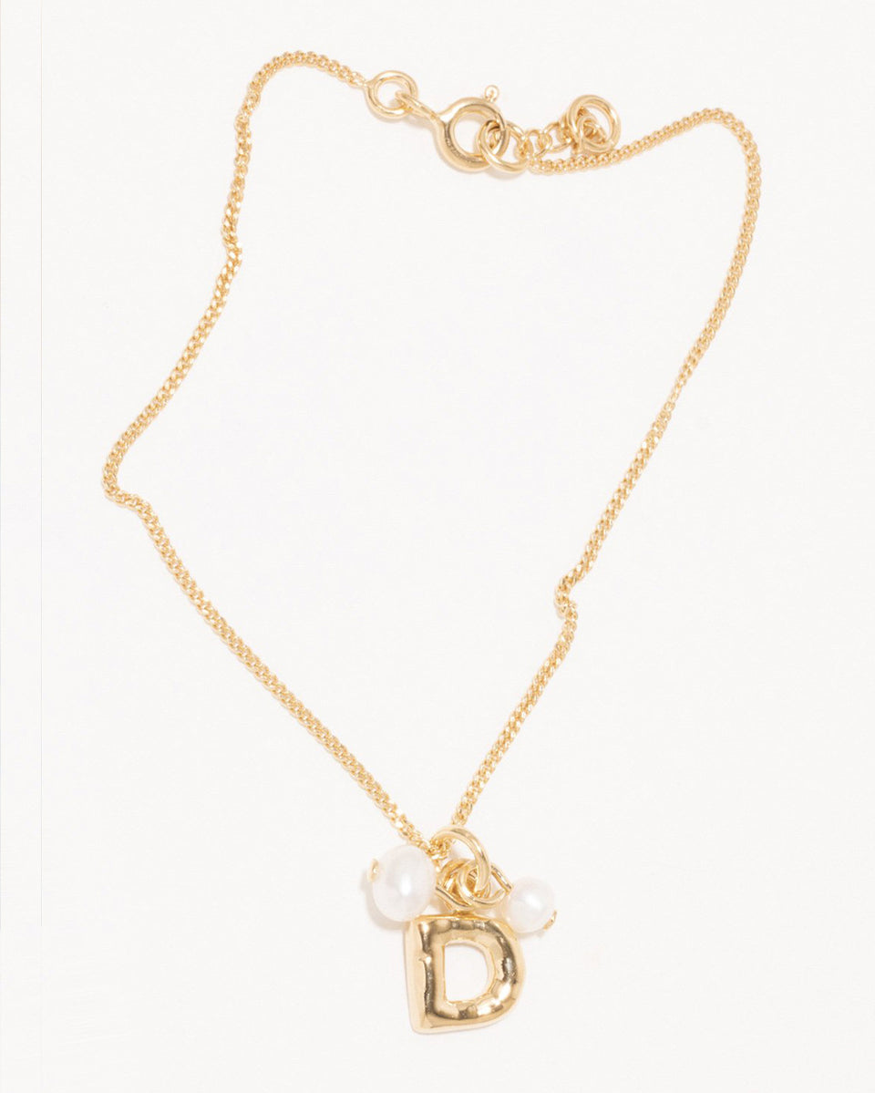 Classicworks™ D - Gold Vermeil and Pearl Bracelet