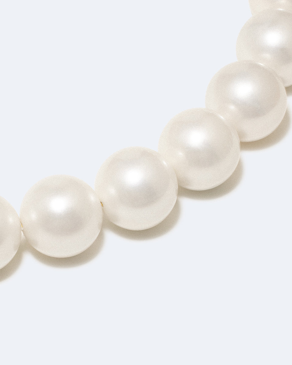 What's the Big Idea? - Pearl and Gold Vermeil Necklace