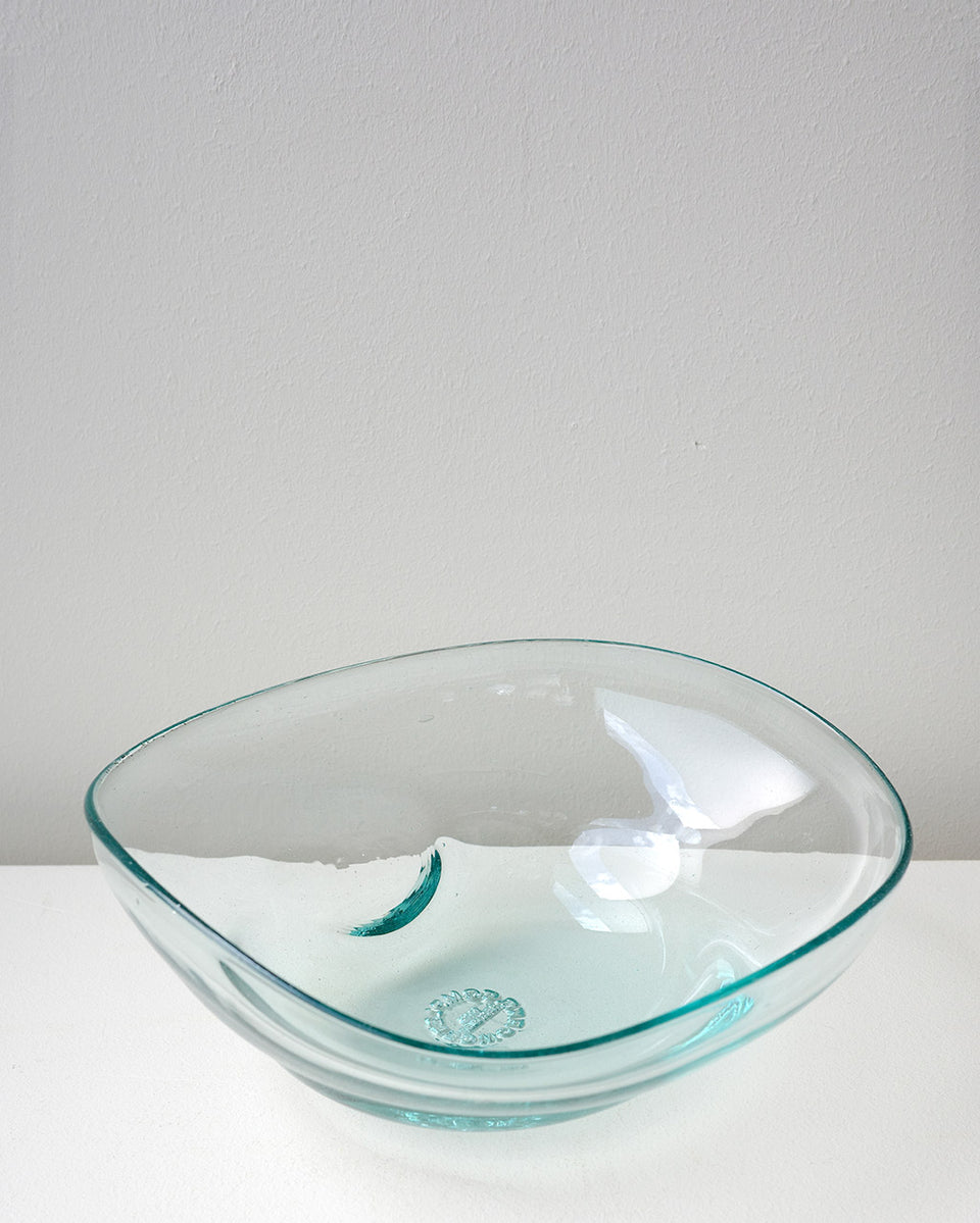 The Fruit Bowl - Recycled Glass Bowl in Clear