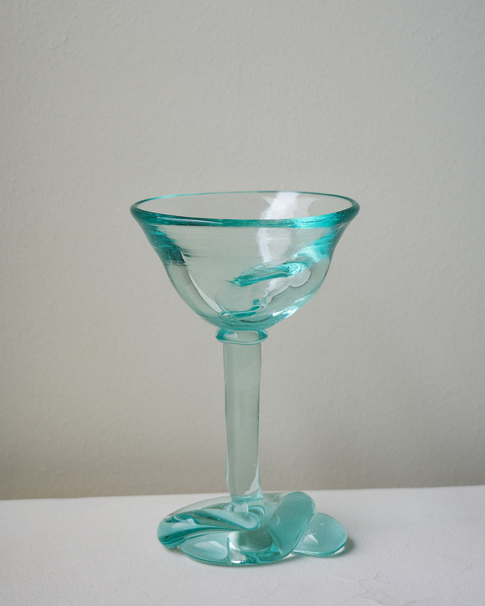 Thaw - Recycled Martini Glass in Clear