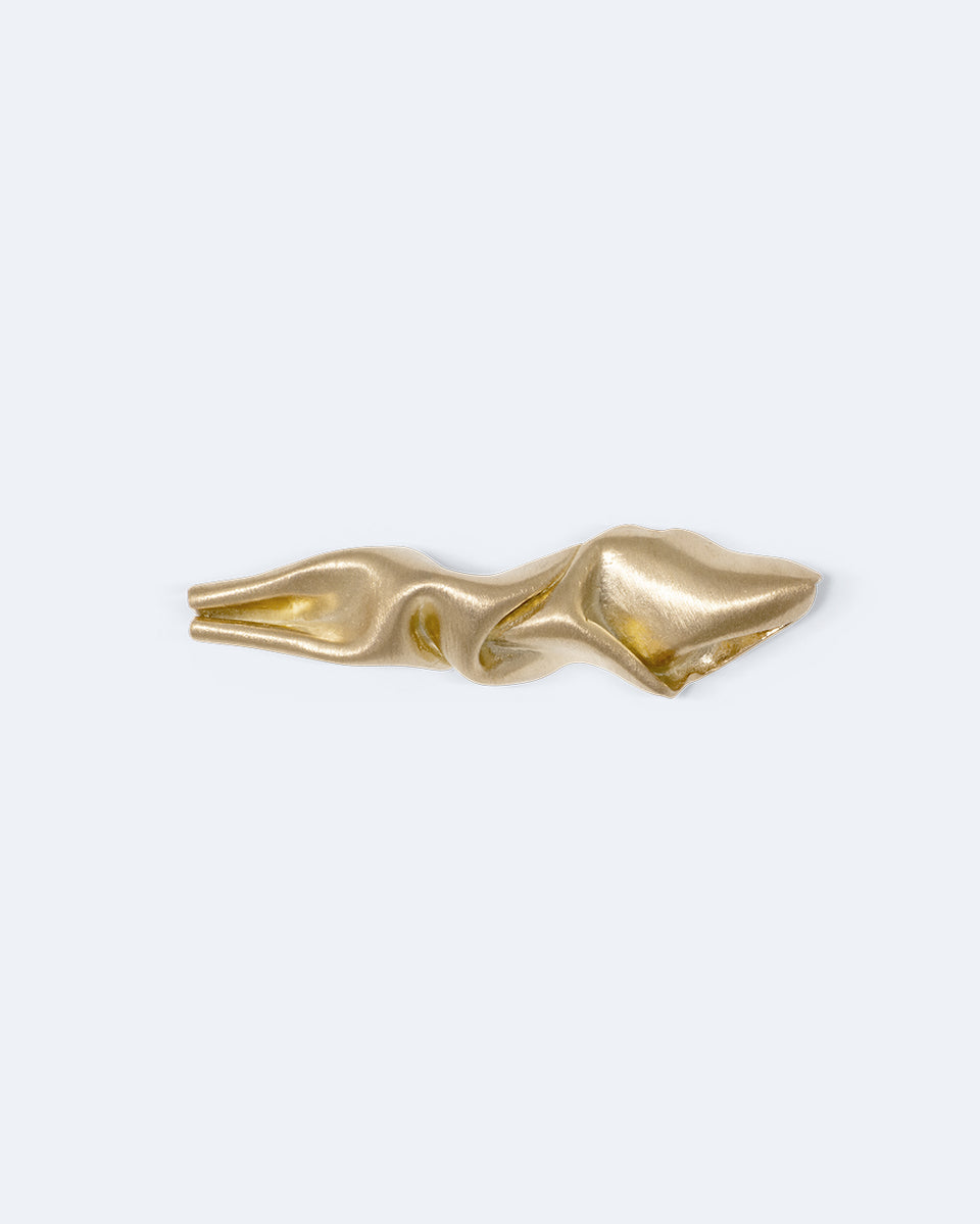 Crumple - Recycled Gold Vermeil Tie Pin