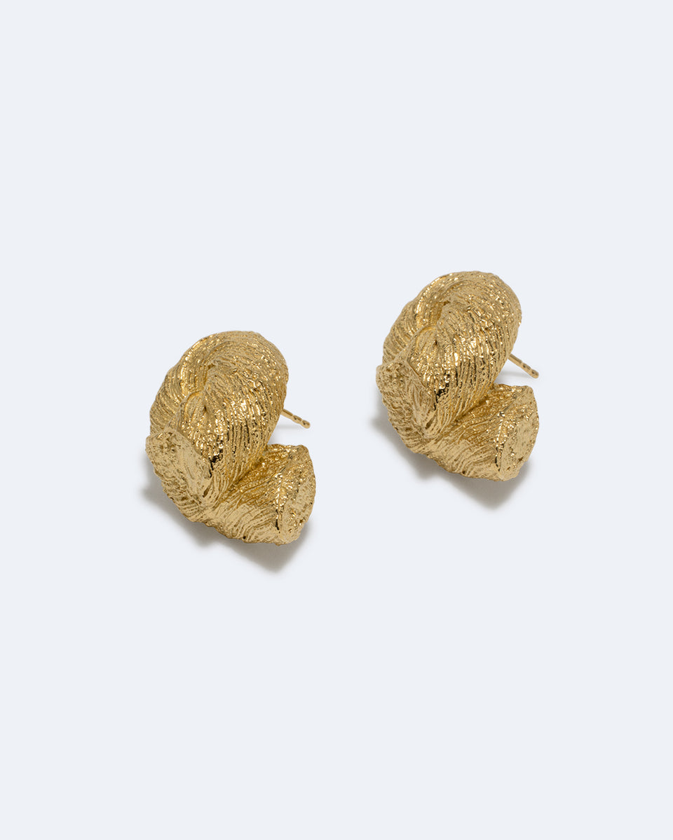 Boucles d'oreilles Cordons - Plaqué Or
