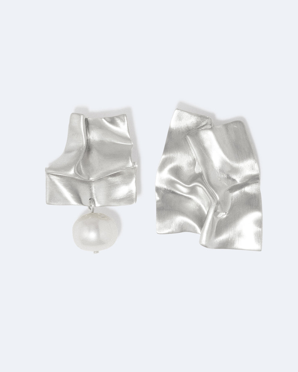 Cohesion - Recycled Silver Earrings