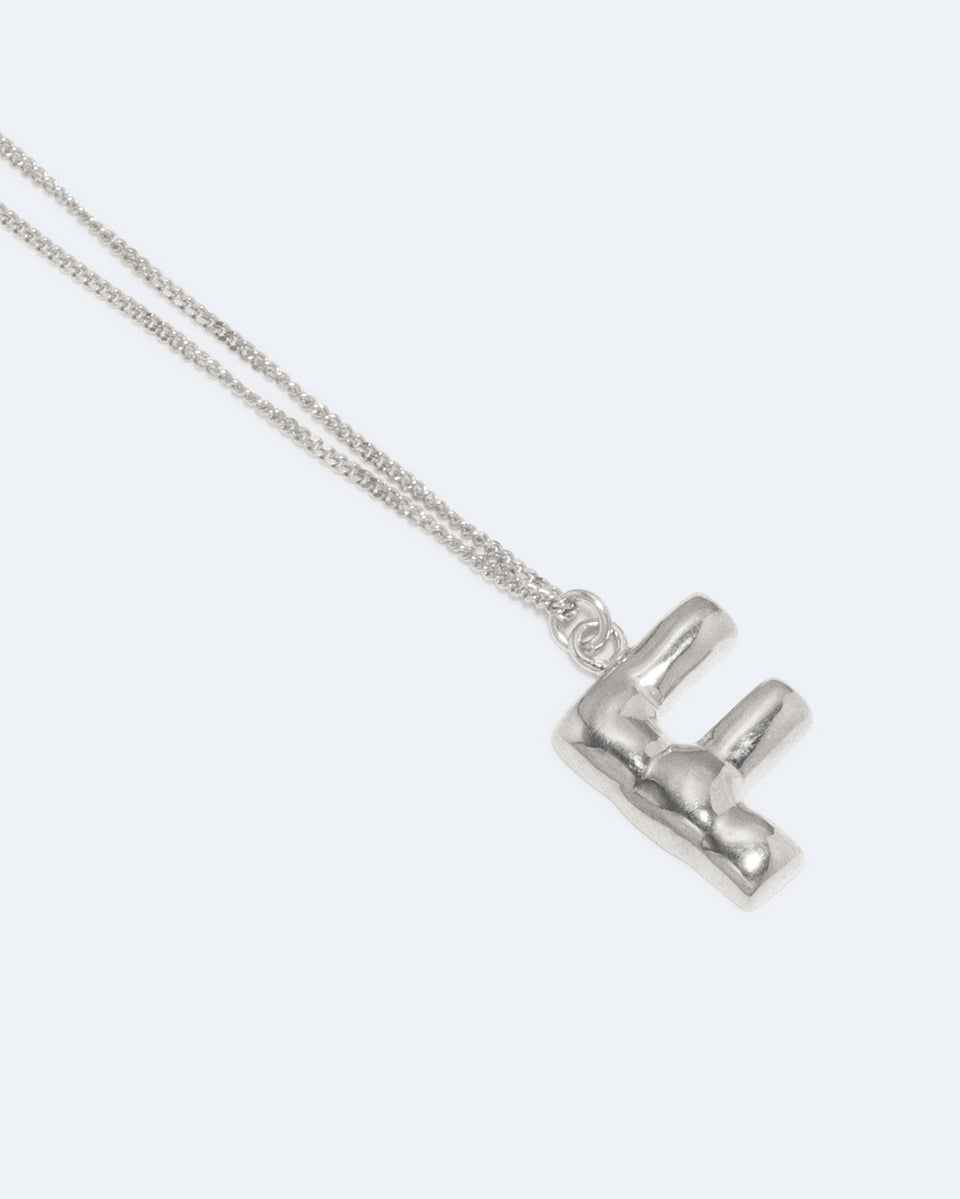 Classicworks™ F - Recycled Sterling Silver Necklace