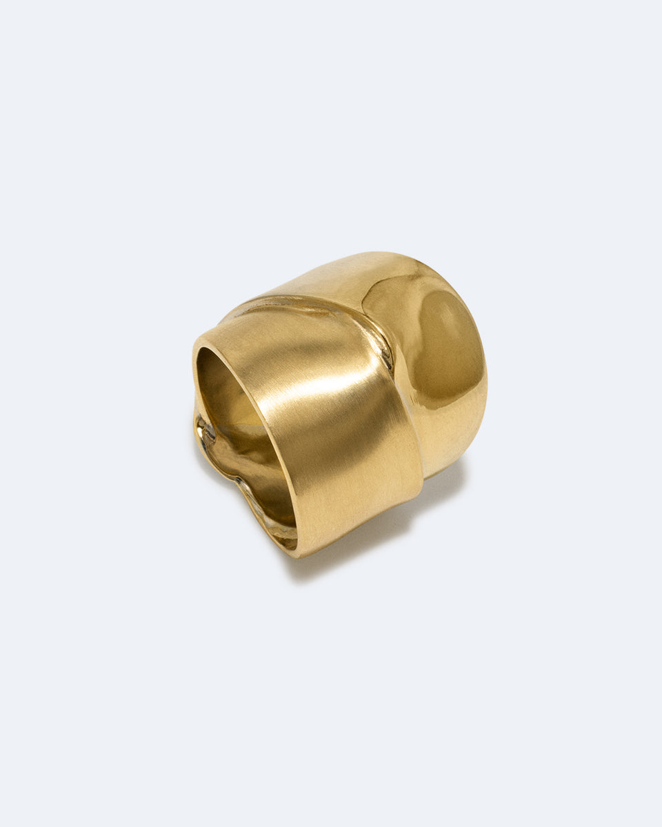 Bague ruban en vermeil