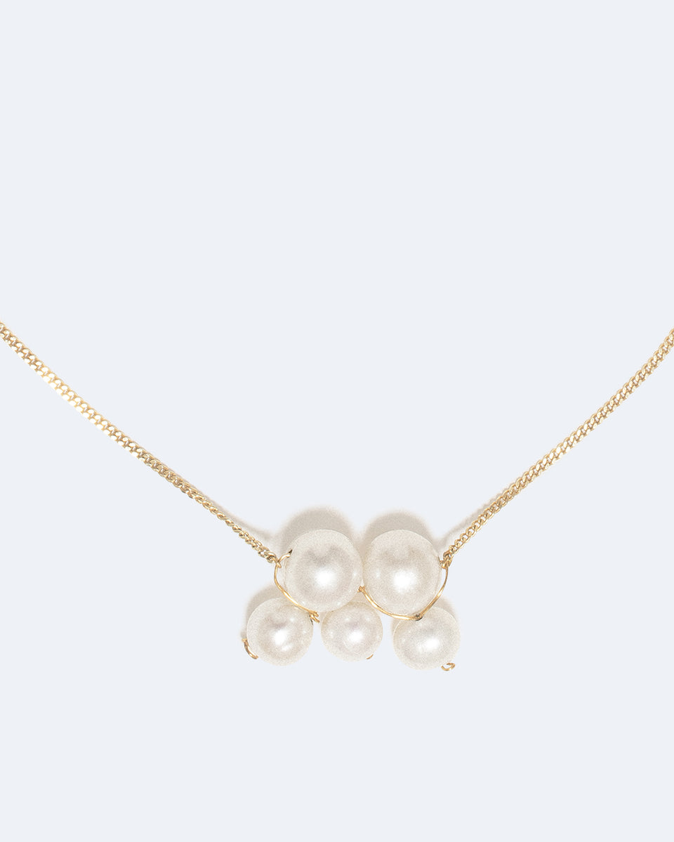 What's the Big Idea? - Pearl and Gold Vermeil Pendant