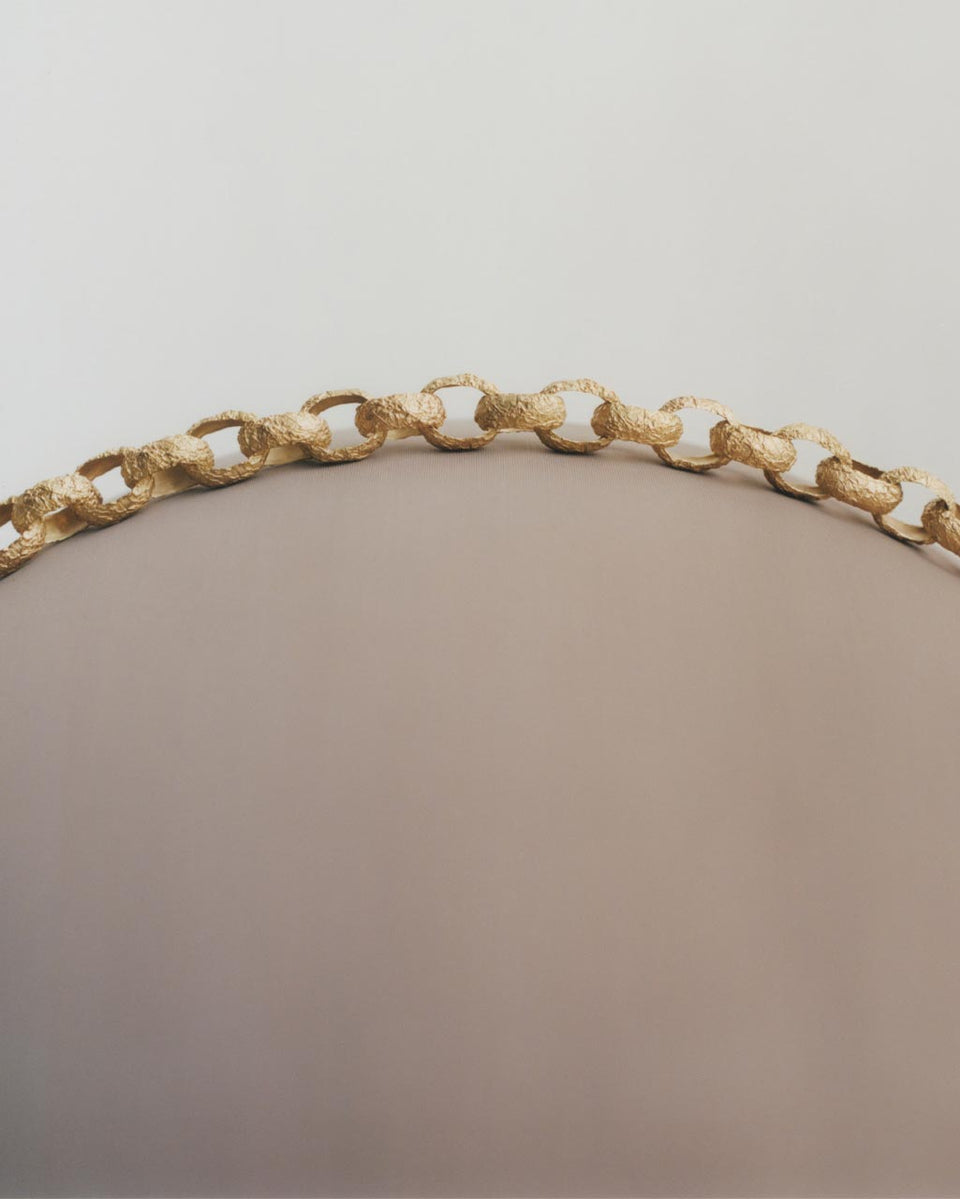 The Cave You Fear to Enter Holds The Treasure That You Seek - Gold Plated Necklace