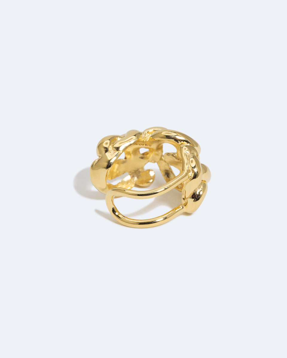 Woven - Recycled Gold Vermeil Ear Cuff