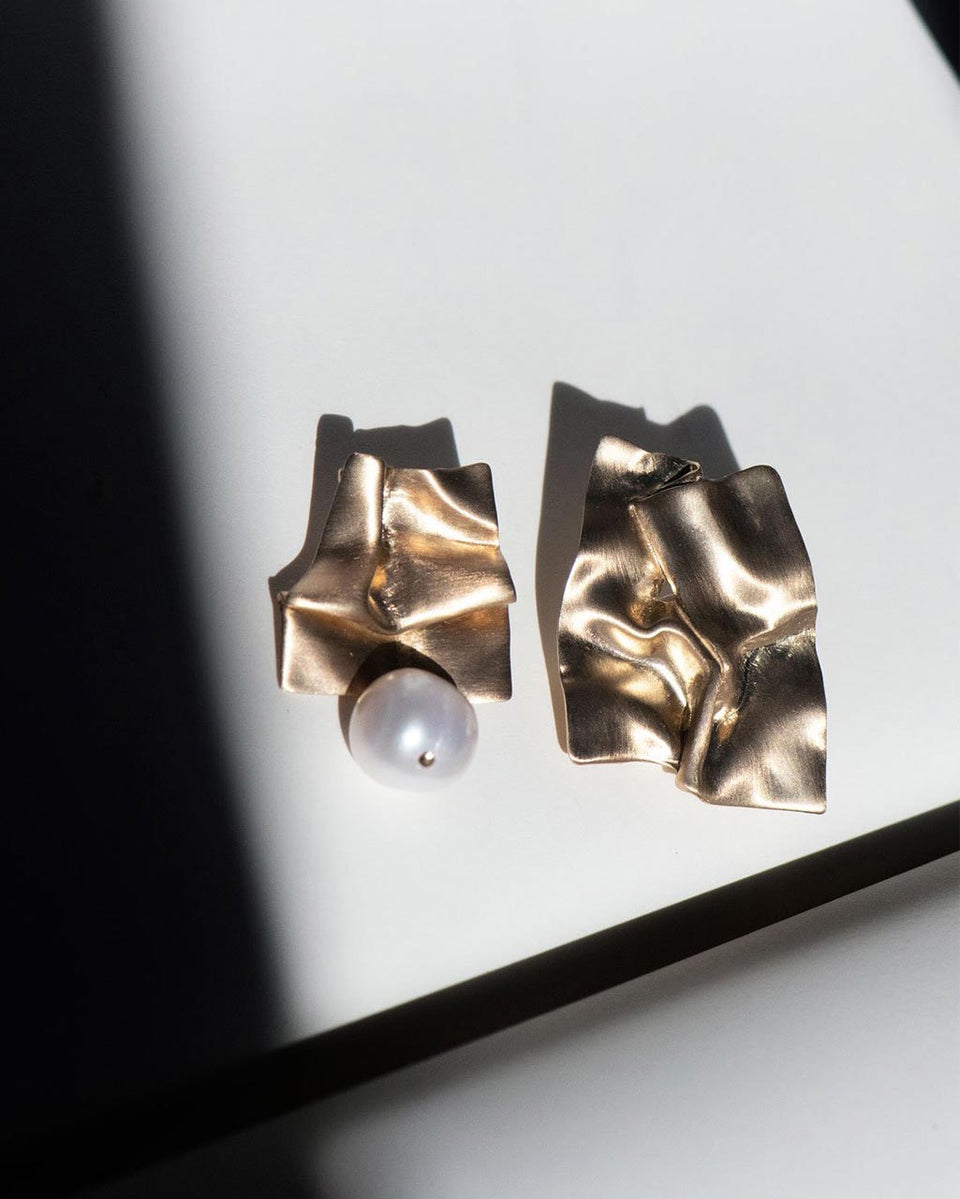 Cohesion - Gold Vermeil Earrings