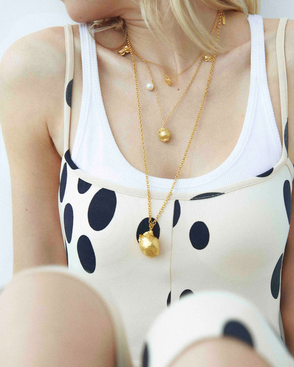 Aurelia - Pearl and Gold Plated Necklace