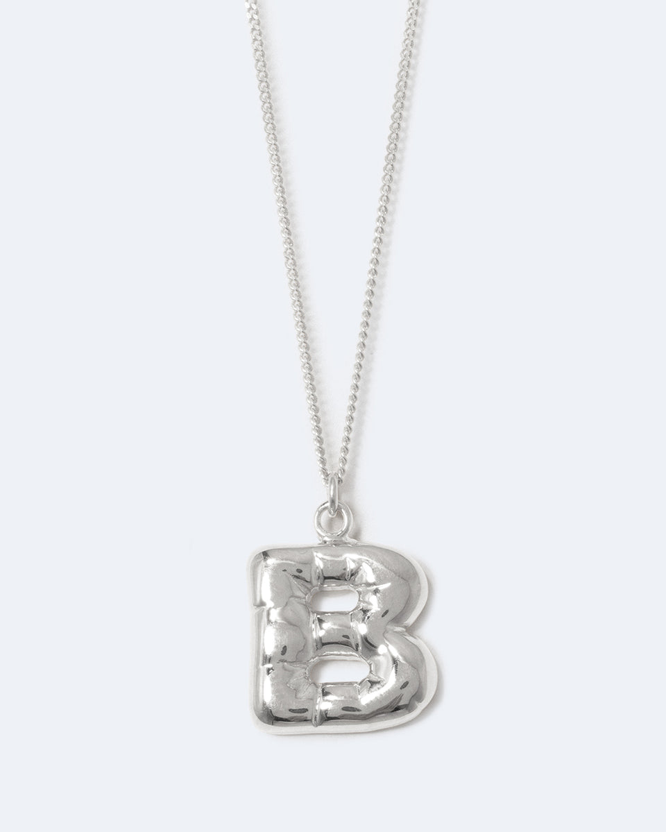 Classicworks™ B - Recycled Sterling Silver Necklace