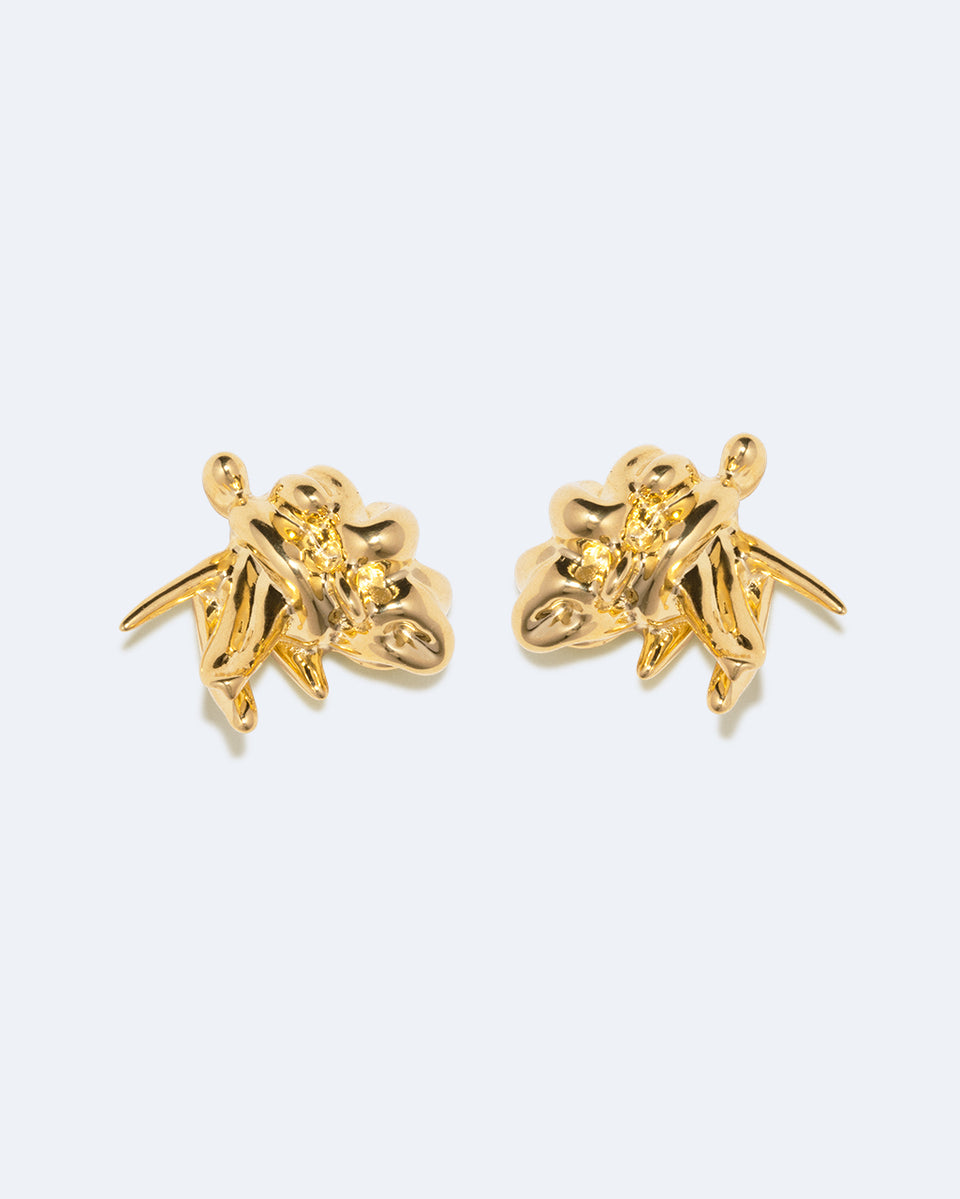 "Notsobig" General Strike - Gold Plated Earrings