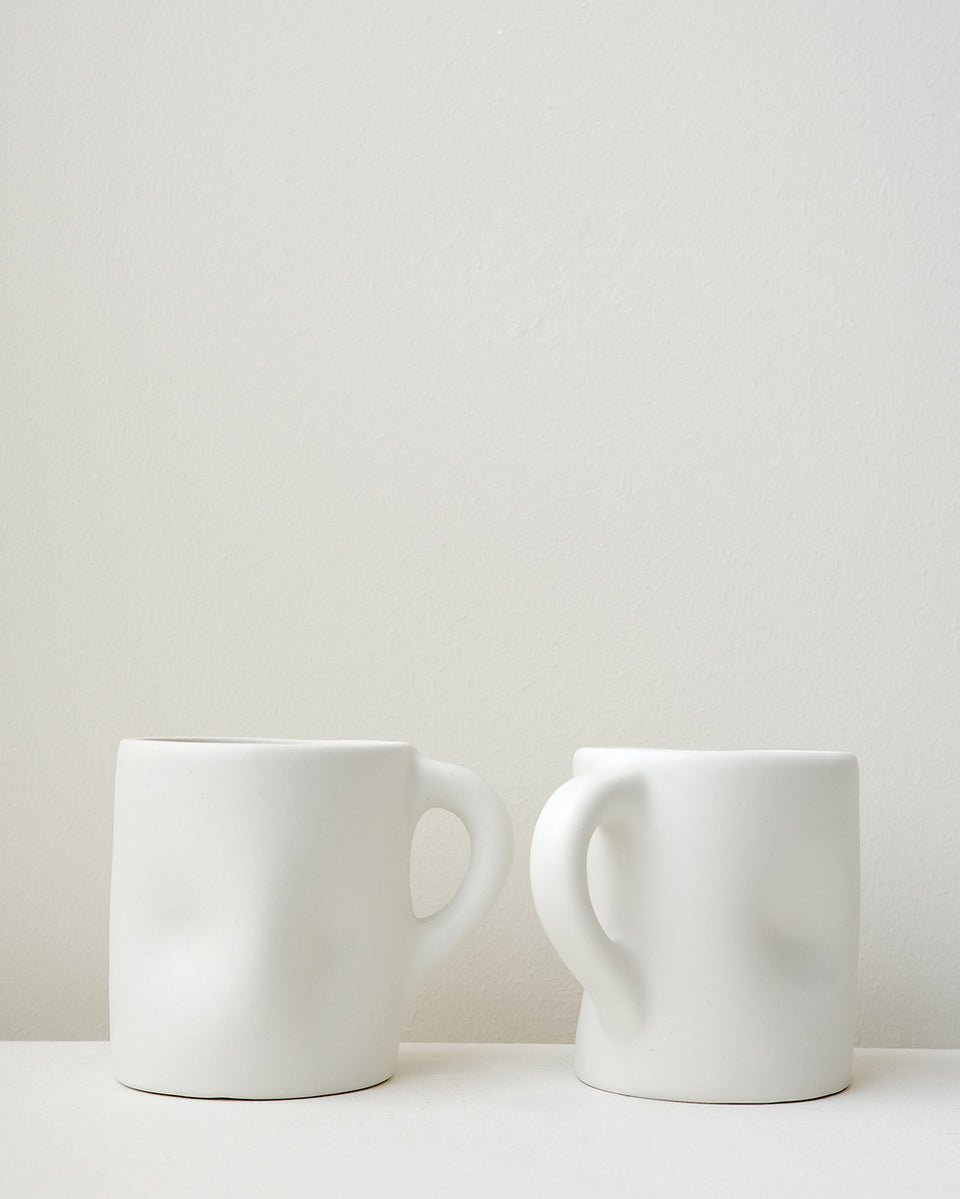 Bumpity Bump Bump - Mug in Matte White