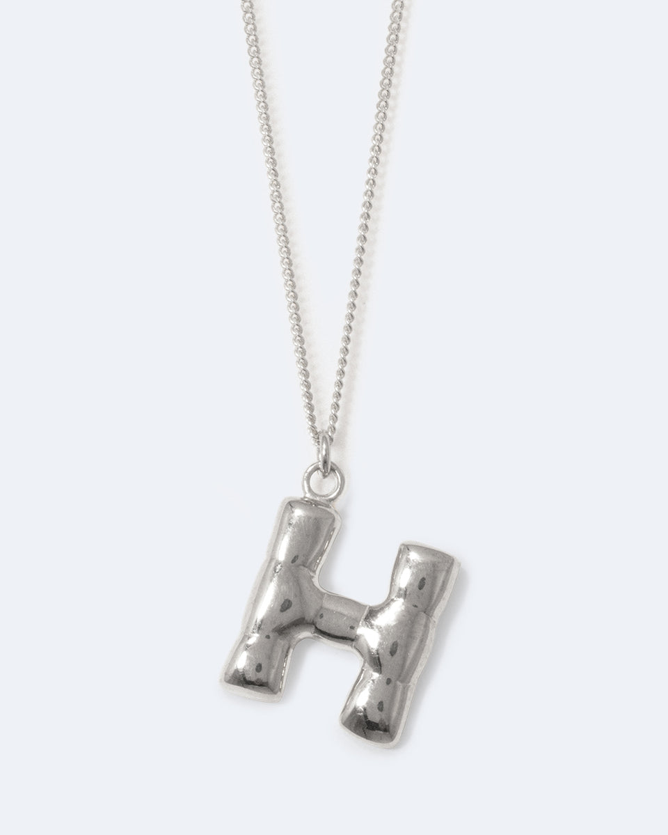 Classicworks™ H - Recycled Sterling Silver Necklace
