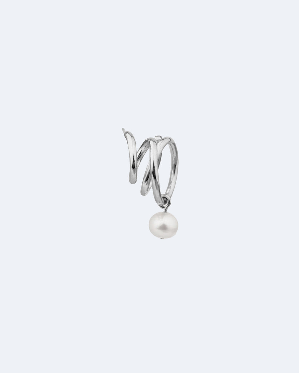 Flow - Pearl and Single Earring