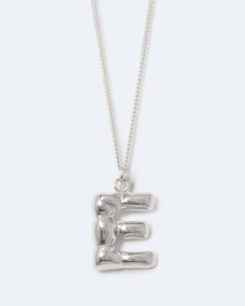 Classicworks™ E - Recycled Sterling Silver Necklace