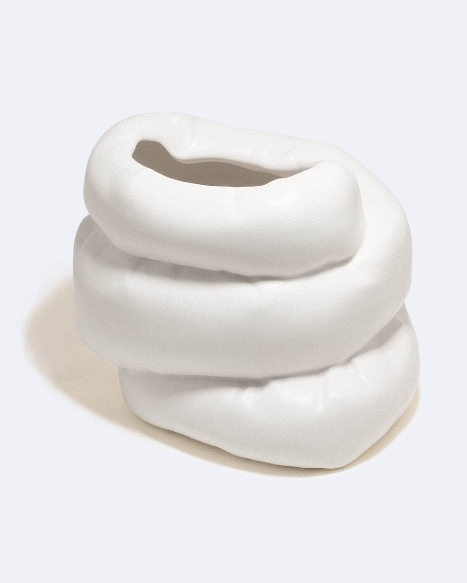 Inflated - Large Vessel in Matte White