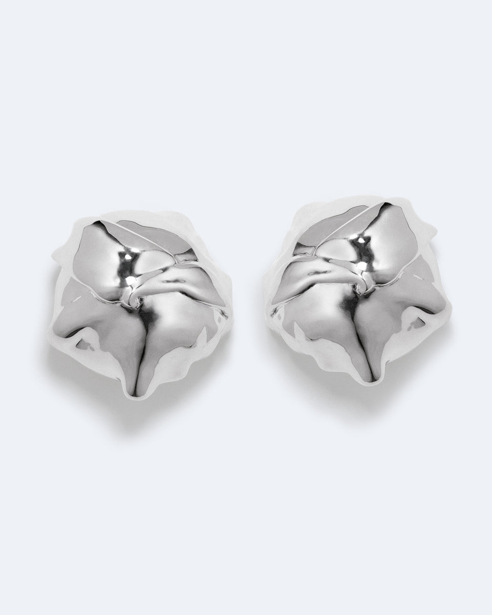 Conked Out - Recycled Silver Earrings