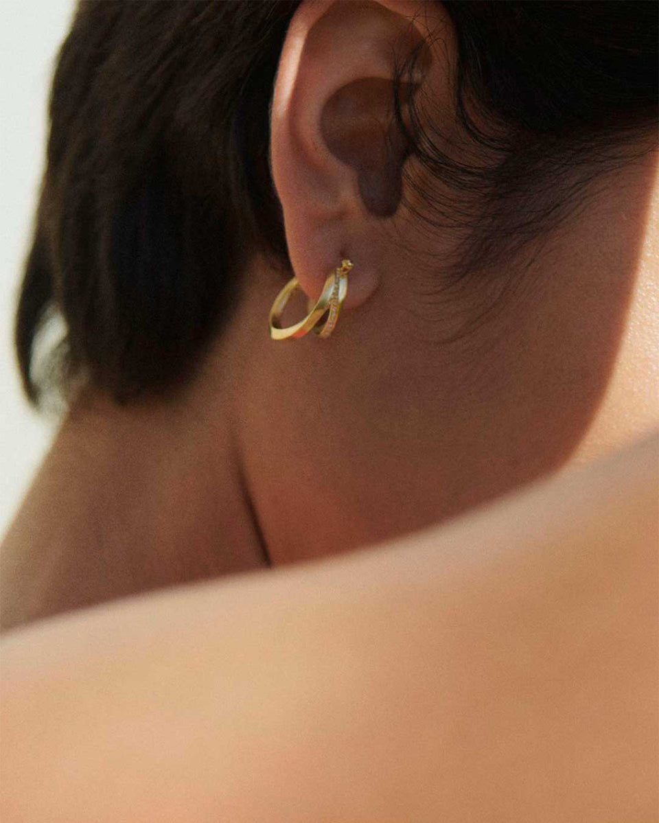 Banlieues – Boucles d'oreilles en vermeil