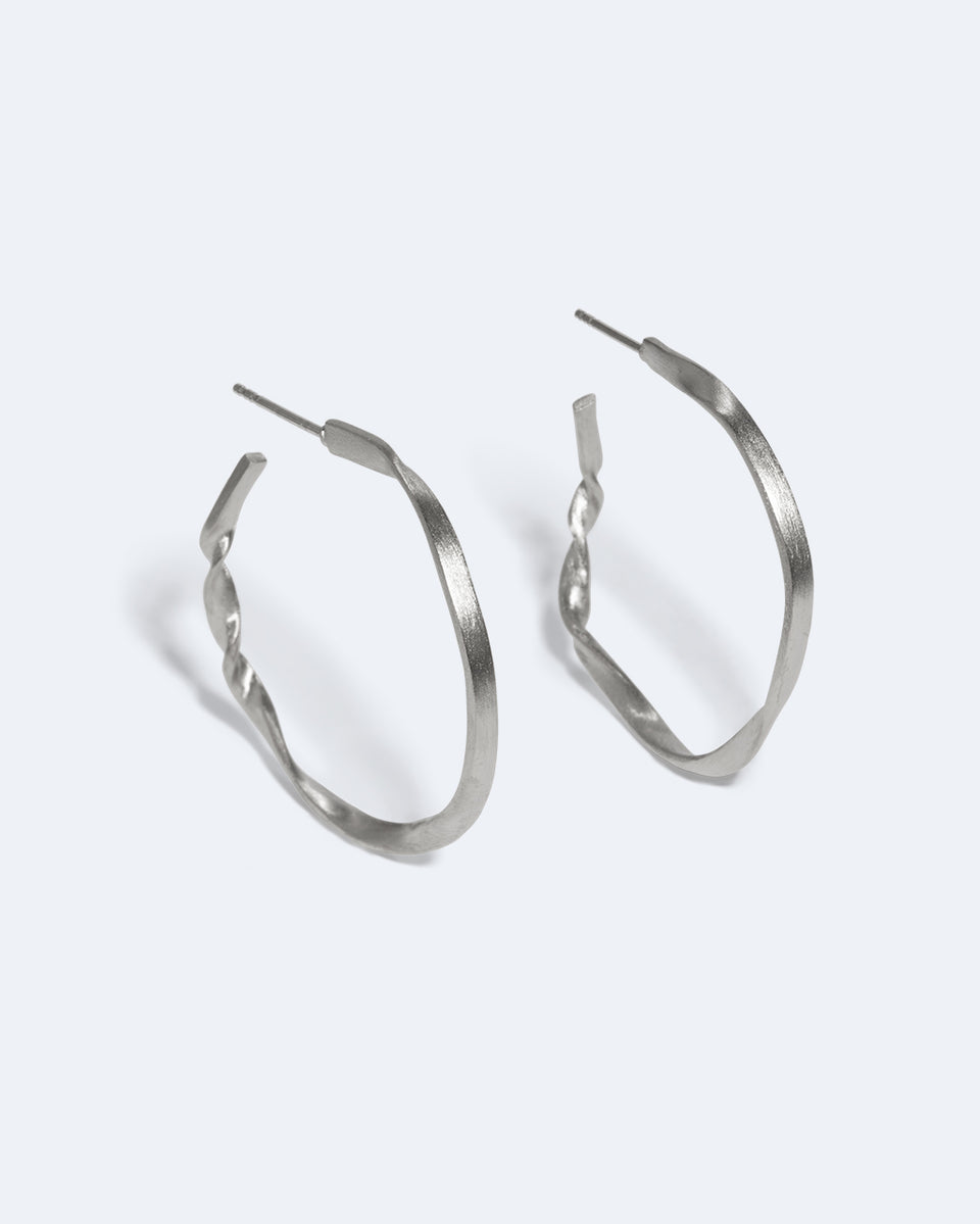 The Tenderest Thing - Recycled Silver Earrings