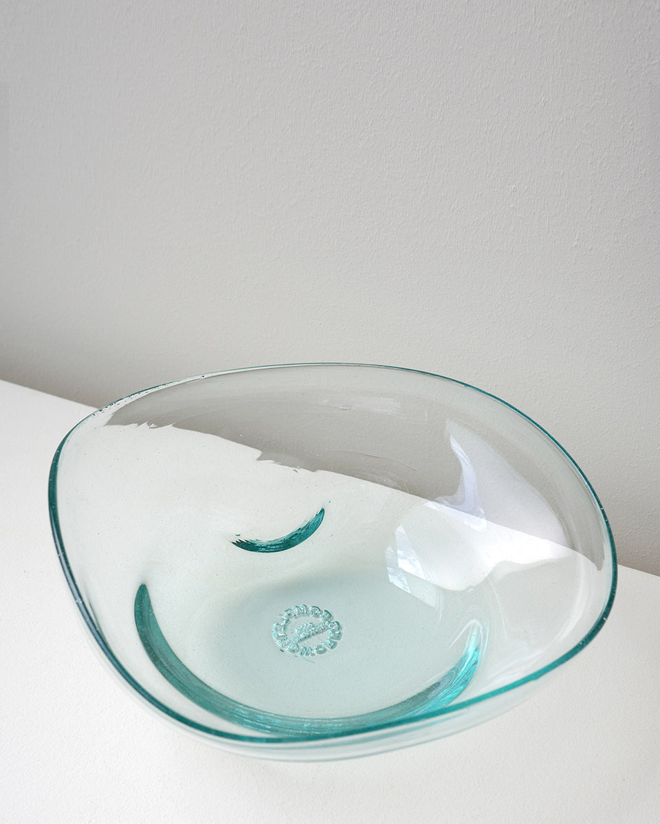 The Fruit Bowl - Recycled Glass Bowl in Clear