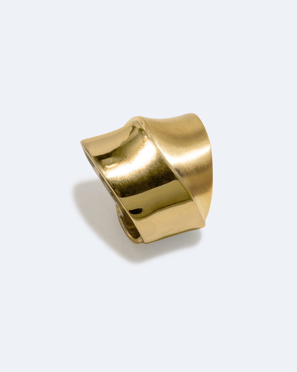 Bague ruban en vermeil