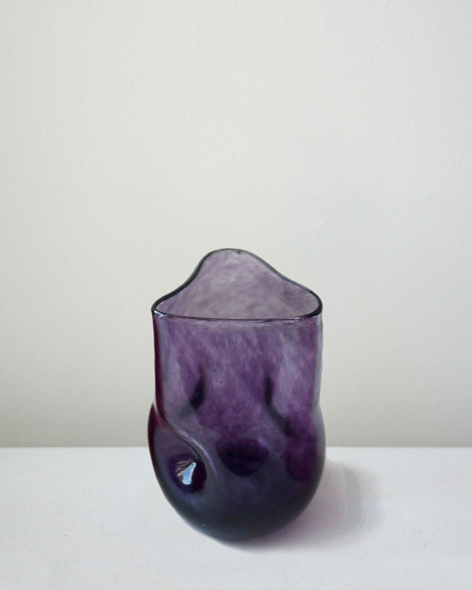 Thaw - Recycled Tall Glass in Purple