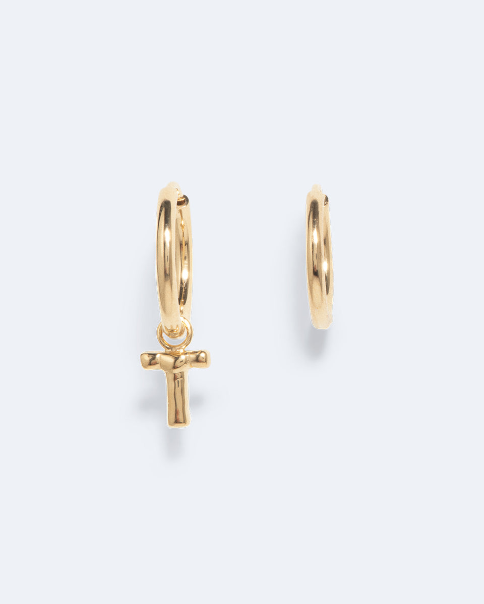 Boucles d'oreilles Classicworks™ T - Vermeil recyclé