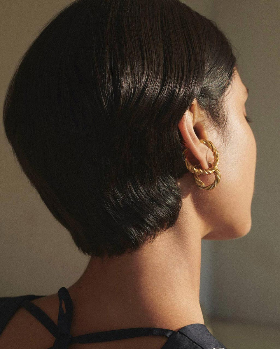 Deep State - Gold Vermeil Ear Cuff
