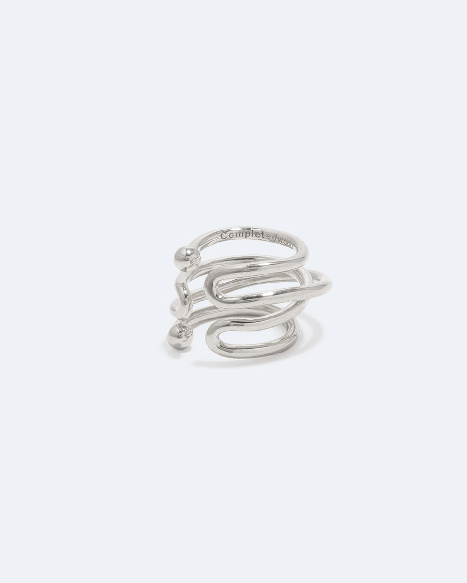 Blast - Recycled Silver Ear Cuff