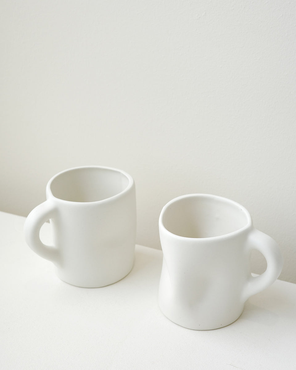 Bumpity Bump Bump - Mug in Matte White