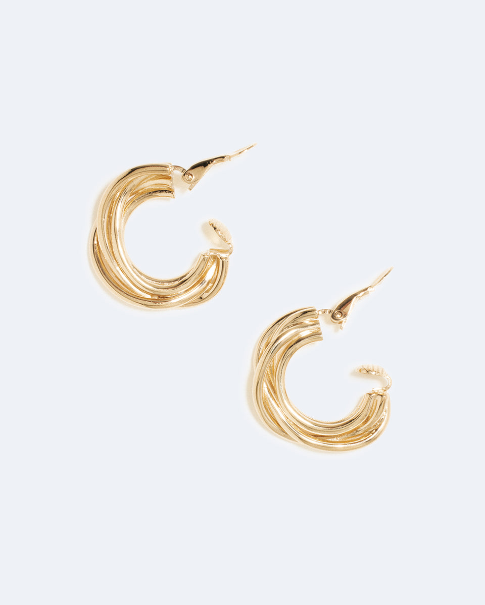 Encounter - Recycled Gold Vermeil Clip Earrings
