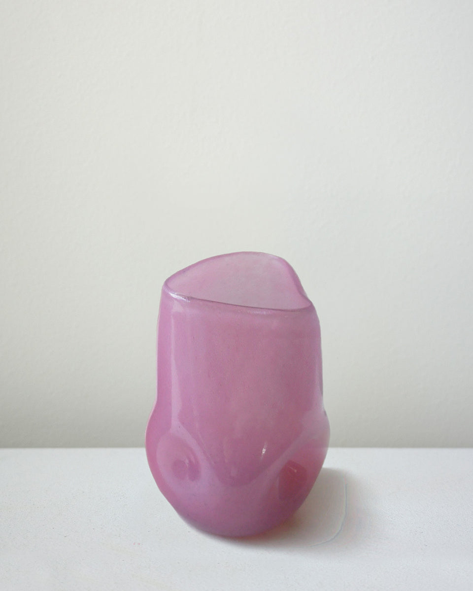 Thaw - Recycled Tall Glass in Pink