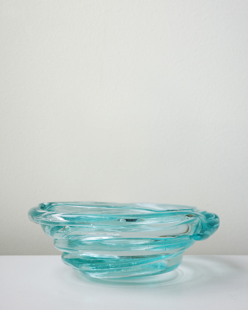 Sirena - Recycled Glass Medium Vase in Clear