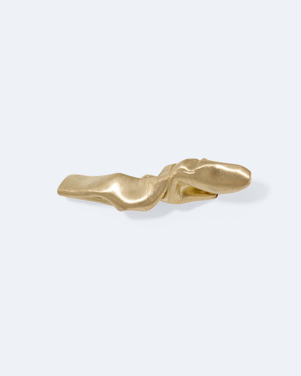 Crumple - Recycled Gold Vermeil Tie Pin